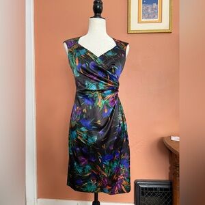Floral Sleeveless Dress - Multicolor